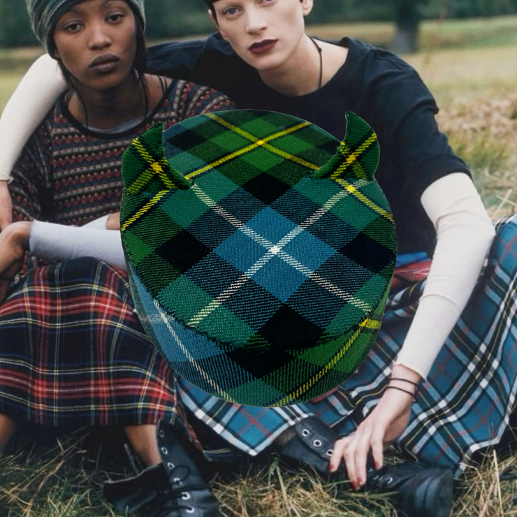 TARTAN HORN HAT:  MACNEIL OF BARRA