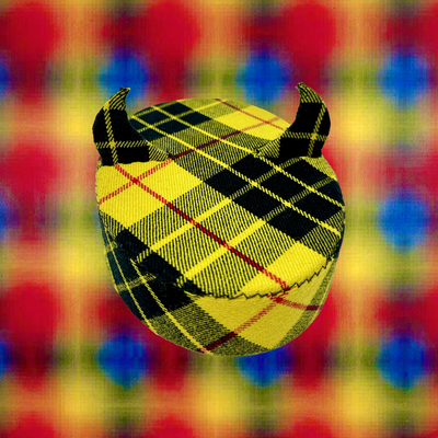 TARTAN HORN HAT:  MACLEOD LEWIS - shop sideara